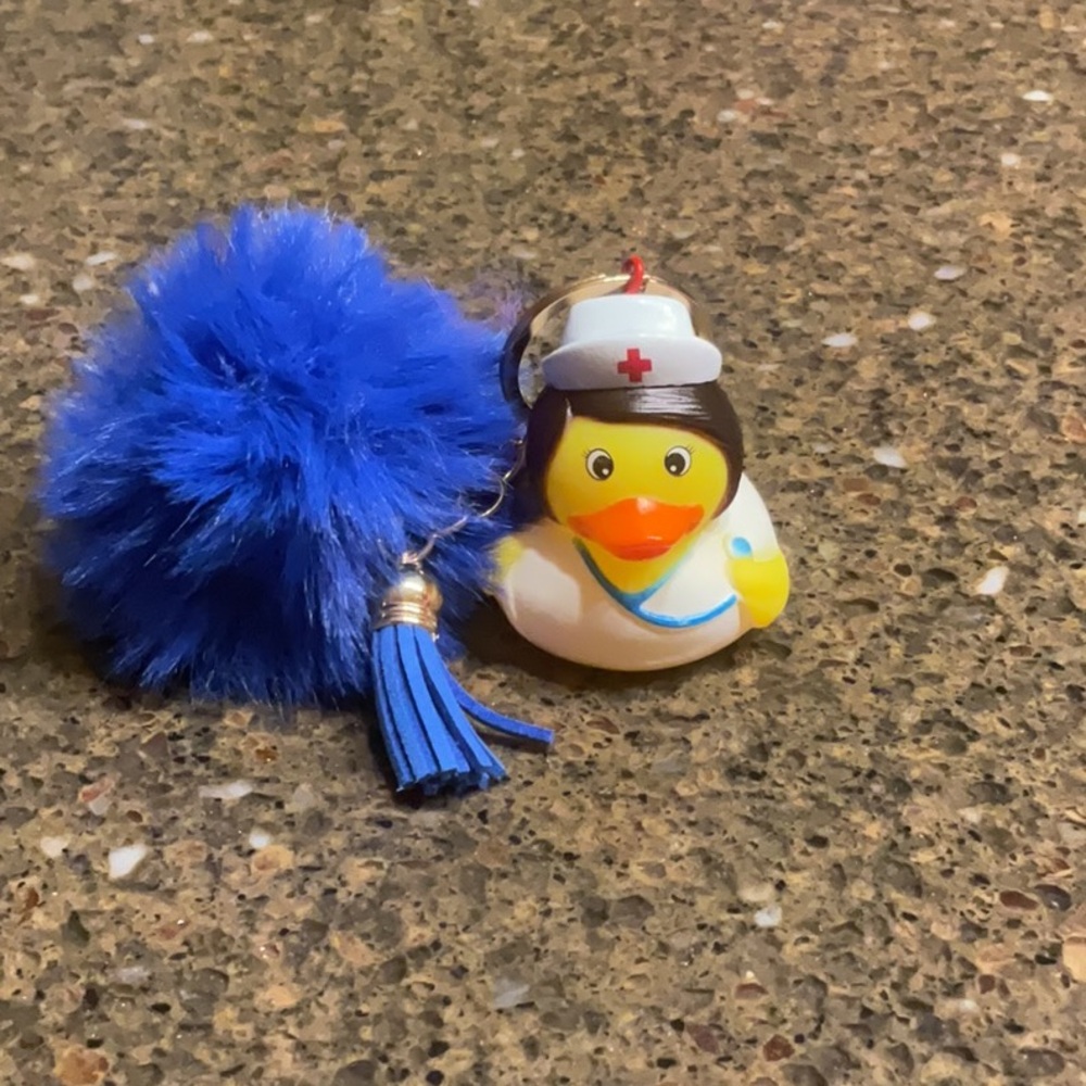 NURSE FANCY NANCY RUBBER DUCKIE